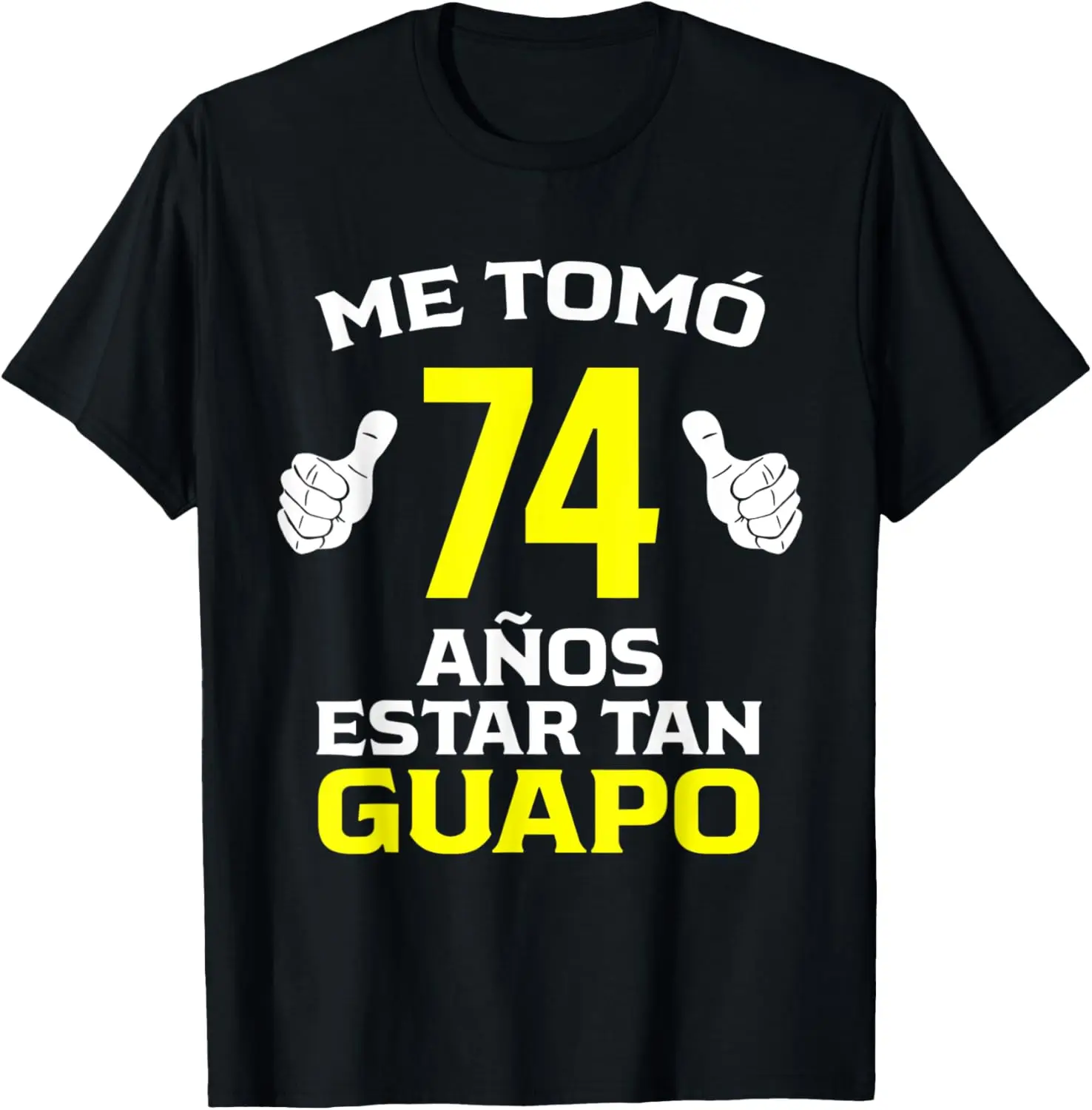

Мужская футболка 74-Años Regalo de Cumpleaños 74 para Xo