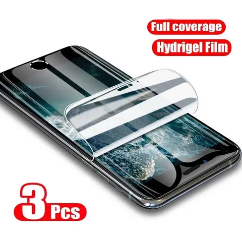 3Pcs Hydrogel Film For iPhone 6 6S 7 8 Plus Screen Protector For iPhone 5 5s SE