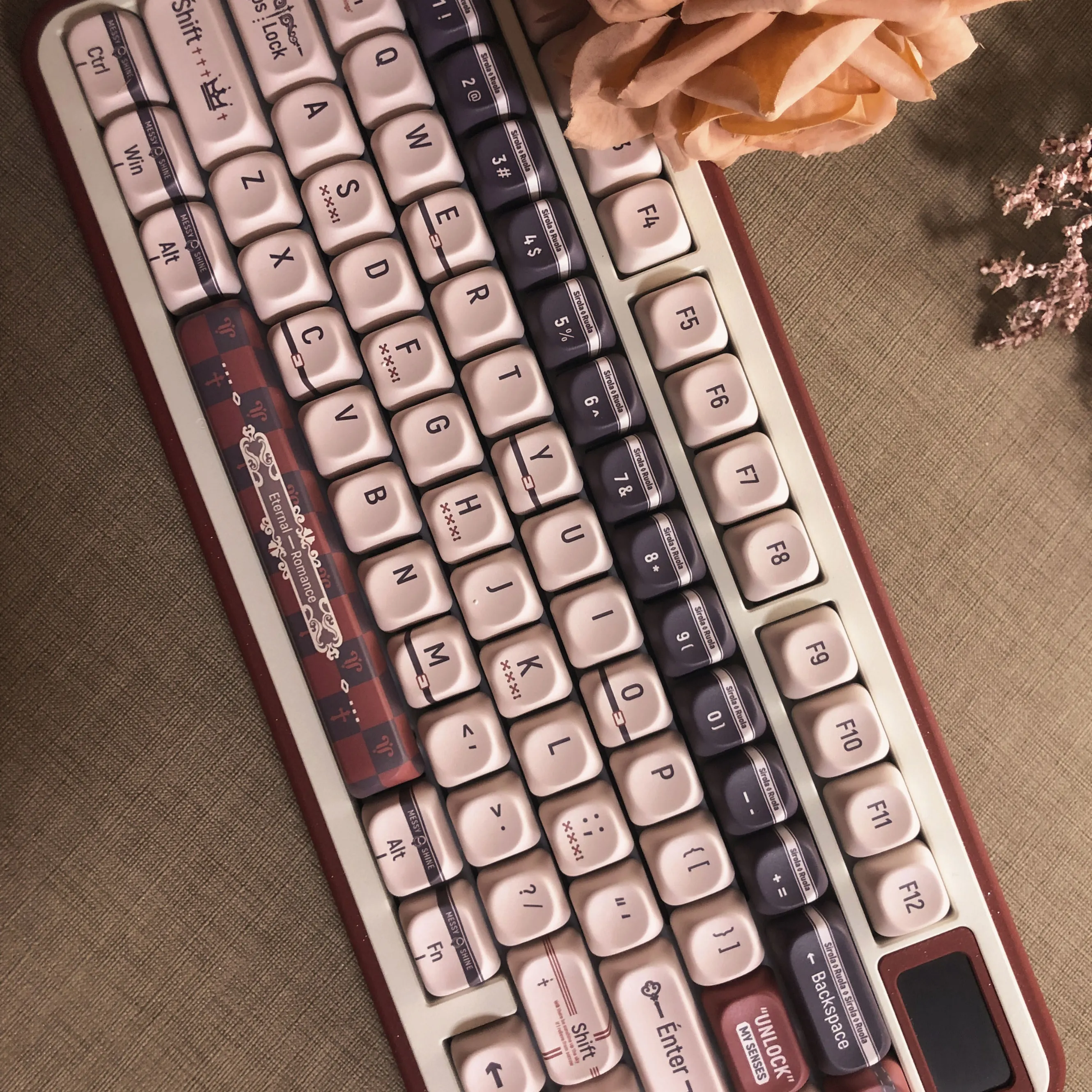 120 Keys PBT Rotten Thorns Keycaps MOA Profile Square Key Cap Dye-Sub for MX Mechanical Keyboard KeyCap Keyboards Accessories