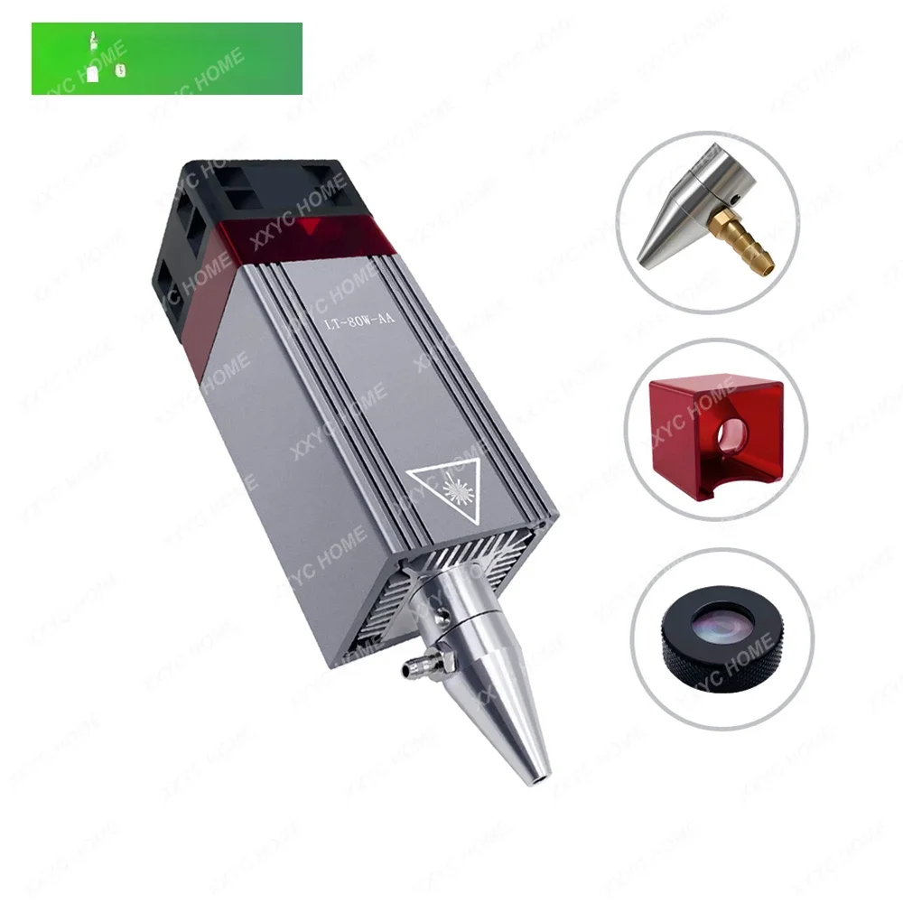 LT-80W-AA-PRO Laser Module Accessories Air Nozzle Red Protective Cover Window Glass Sliding Plate Wood Working Tools