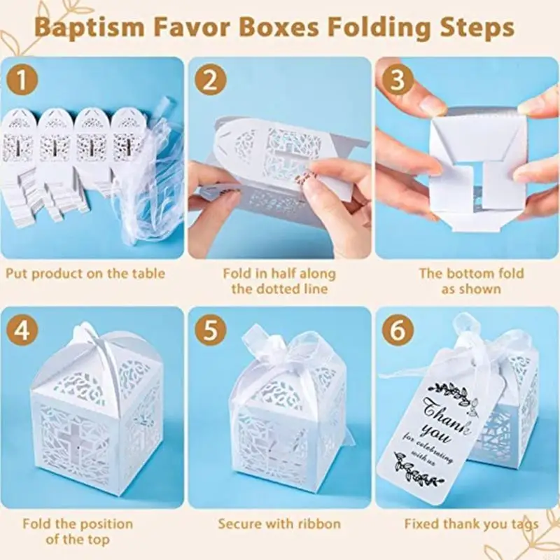 Angel Keychain Favor Boxes Kids Shower Baptism Communion Ceremony Alloy Pendant