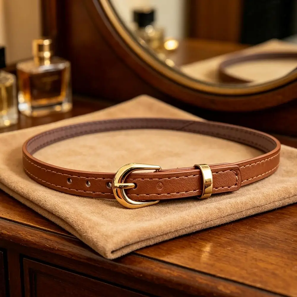 Fashion Hat Belt Hat Decorative Belt Faux Leather Fedora Hatband Replacement Adjustable 27-inch Cowboy Hat Band for Men Women