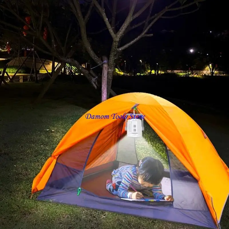 57BE Small Manual Powered Camping Lantern Waterproof Camping Light Long Beam