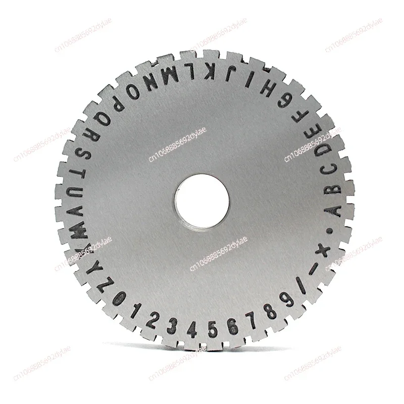 Plate Font Wheel Gear for Manual Steel Embossing Machine Embosser 2mm/ 2.5mm/ 3mm/ 4mm/ 5mm/ 6mm Metal Sheet Plate