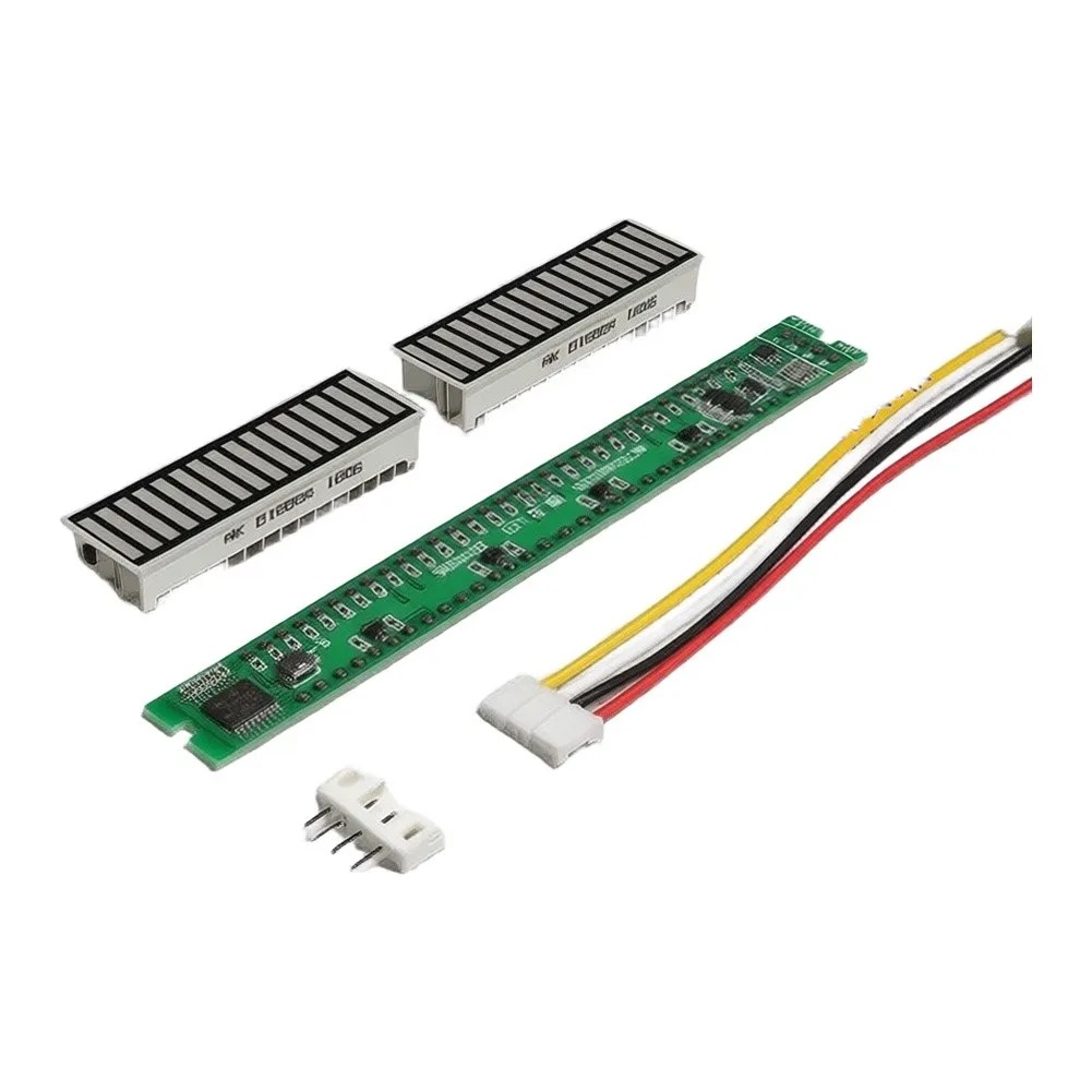32-Segment LED for vu Meter Audio Level Indicator Real-Time Response for agc Mode Adjustable dB Scaling and Brightness
