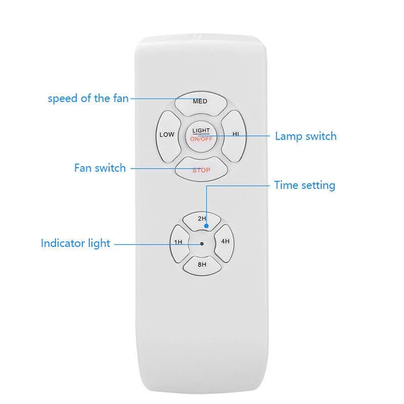 Kit telecomando universale 220 ~ 240V temporizzazione interruttore di controllo Wireless per lampada ventilatore da soffitto regolare l'interruttore di controllo remoto