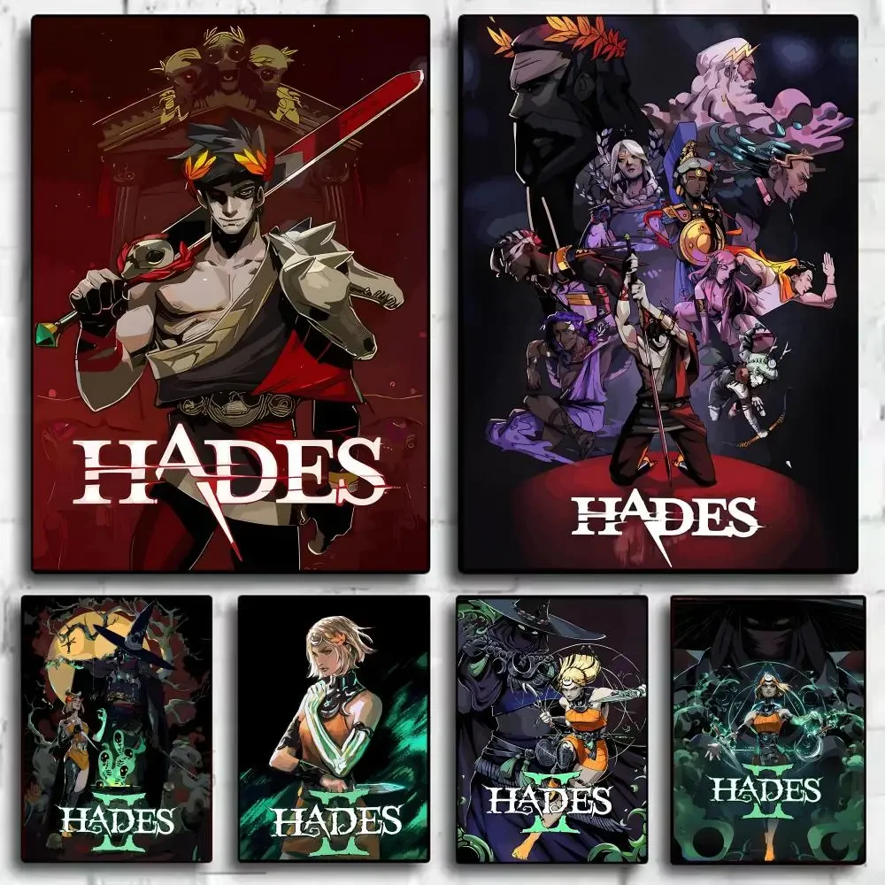 H-Hades Game Poster Stickers HD Waterproof Painting Wall Art For Bedroom Living Room Home Decor Decoration Gift