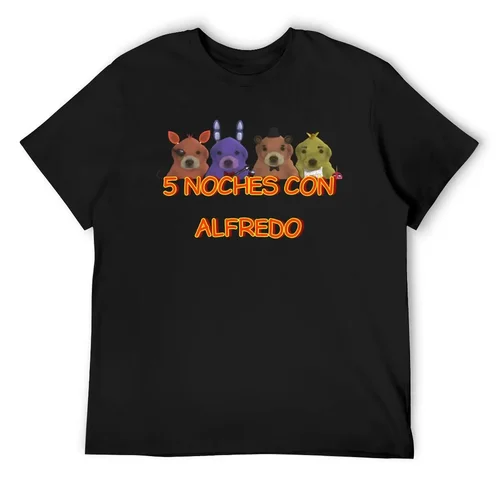 5 Noche Con Alfredo camiseta gráfica camiseta de gran tamaño camisetas de hombre