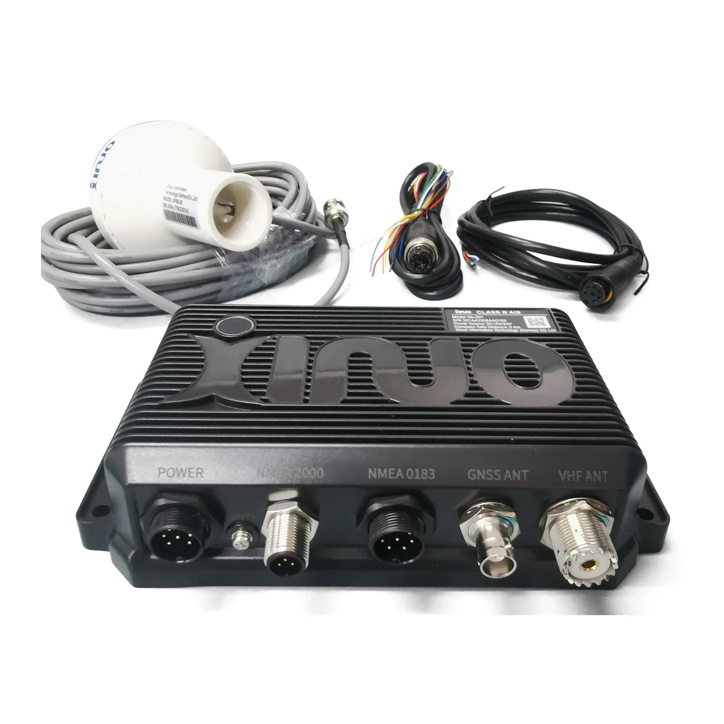 XINUO XA-201 nmea2000 نظام تحديد ais البحرية البحرية AIS فئة B محول المستجيب المدمج في WIFI عن طريق تطبيق الهاتف