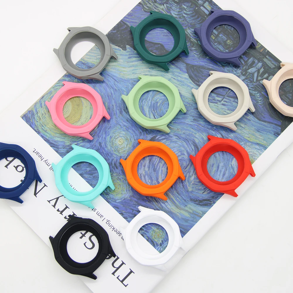 

3 PCS Silicone Protective Case for HUAWEI Watch GT 2 2e 2Pro 3 4 5 5Pro D2 Sport Smart Watch Protector Silm Flexible Watch Case