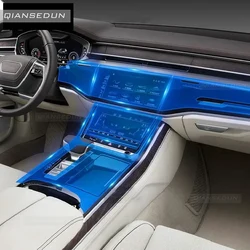 Per Audi A8 D5 2018-2022 2023 Car Interior Center Console pellicola protettiva in TPU trasparente accessori per la riparazione antigraffio Refit