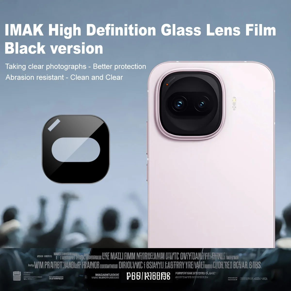 

IMAK Lens Glass for iQOO Z11 Turbo 5G Camera Protector Film
