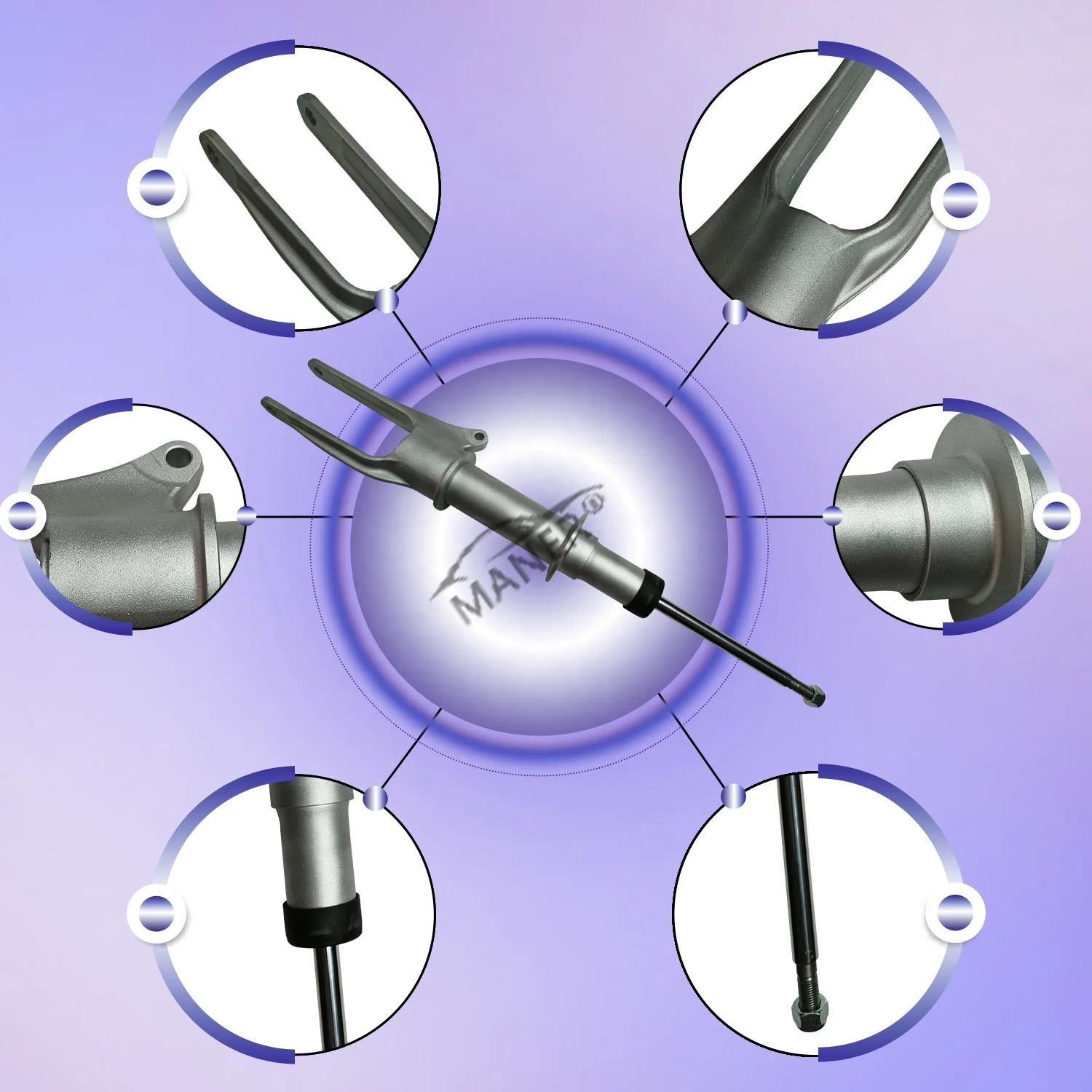 Детали автоматической подвески MANER, высокая покупка 97034304131, амортизатор для Porsche MCR.CC Panamera 970, MCR.CB MCW.JA