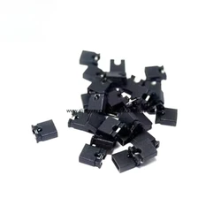 100PCS Jumper cap short circuit jumper cap spacing 1.27 / 2.00 / 2.54MM opening short circuit block pin header connection cap