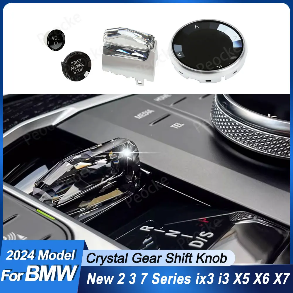 

Crystal Gear Shift Paddles for BMW ix3 G08 X6 G06 X7 G07 X5 G05 Gearbox Handle G21 F44 F48 F49 G28 G70 G26 G20 Gear Shift Knob