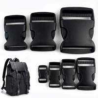 10-50mm Black Release Buckle 10-50Pcs Plastic Adjustable Belt Buckles for Backpack Straps Luggage Webbing Closure Insert Clasp 6