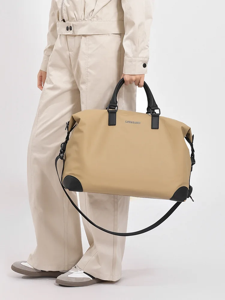 حقيبة حمل محمولة قابلة للطي من Buylor، حقيبة تخزين للسفر ذات سعة كبيرة مناسبة لصعود الأمتعة والملابس والنزهات والتنقل #1