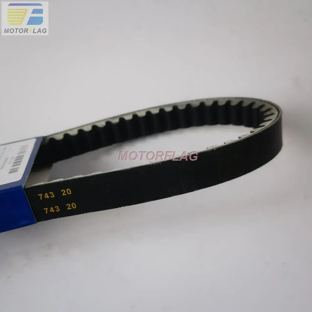 CVT Drive Belt 743 20 (Reinforced, above 50,000 km Service Life) for Scooter 152QMI 157QMJ GY6-125 GY6-150 Short-case Engine