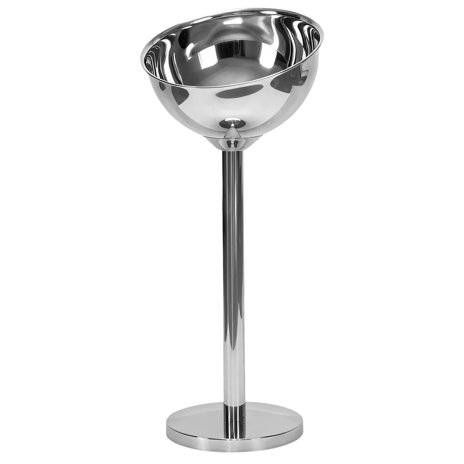 

Ice Bucket with Stand Stainless Steel Champagne Ice Bucket Standing Ice Bucket for Party Bar KTV Home