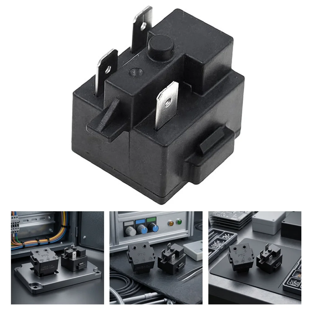 QPE2-A15MD3 For PTC Start Starting Device & For Overload Protector 4.7 Ohms 3-Pin FOR PTC Starting Relay For Refrigerator Parts
