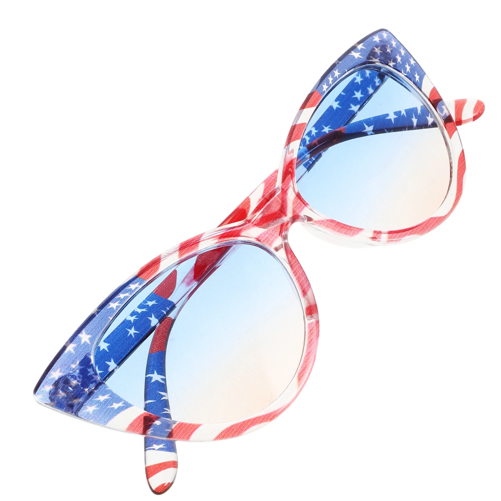 

Cat Eye Sunglasses American Flag Pattern UV400 Protection Fashion Accessories Party Favors Women Men Polarized Lenses Summer