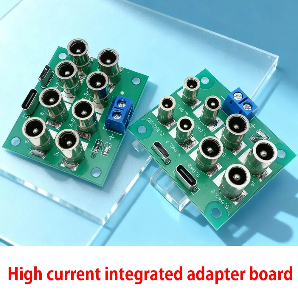 TYPE-C MICRO 5521 Integrated Adapter Board High current DC 5.5*2.1mm Female Jack Connectors Integrated Board Distribution Hubs