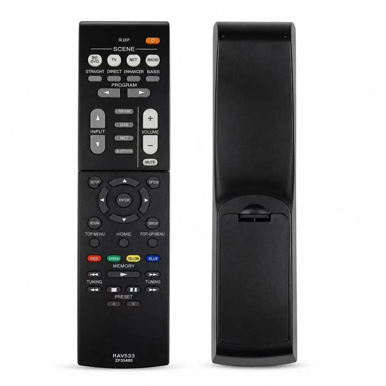 NEW RAV533 ZP35490 Remote Control for YAMAHA AV Receiver RAV531 RAV532 RAV534 RX-V479 RX-V479BL RX-V579 RX-V579BL HTR-4068