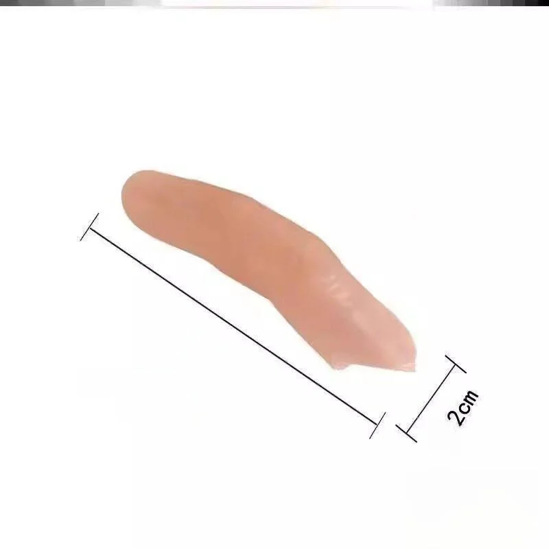 Fingertip Protection Cover Fake Finger Head Prosthetic Thumb for Disability Checkup Artificial Digit Protection Sleeve