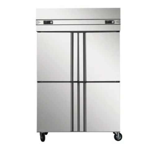 Electric Commercial Double Door Supermarket Cold Deep Freezer Refrigerator and Freezers with Bottom Freezer for Home Kitchen - Detail 1
