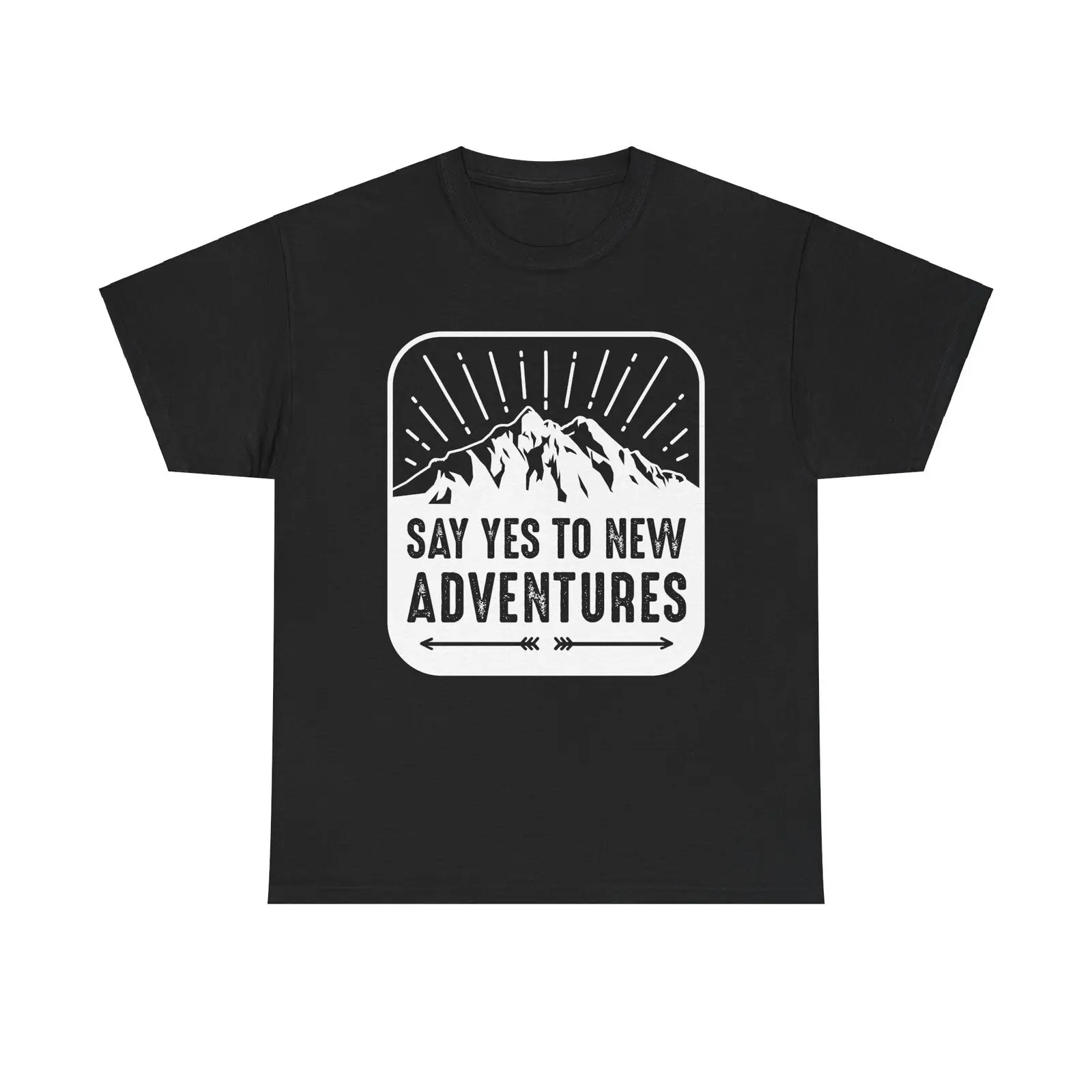 

Say Yes New Adventures T Shirt hiking camping outdoors travel explore nature