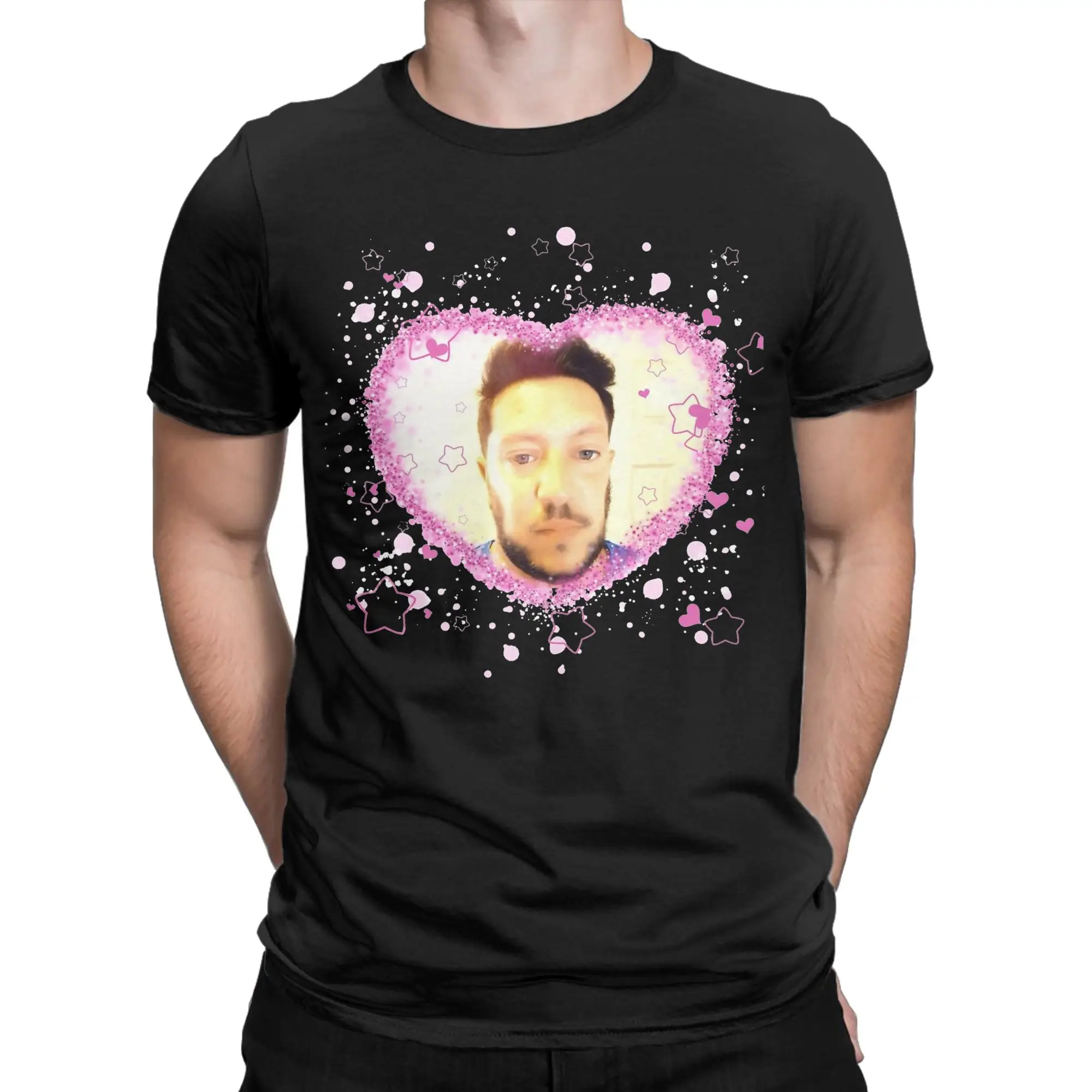 Impractical Jokers Sal Vulcano Kawaii Cutesy Edit Meme T Shirt Men 100% Cotton Casual T-Shirts Tee Shirt Short Sleeve Clothes
