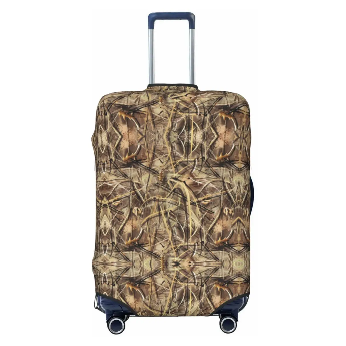 Personalizado real árvore camuflagem camo padrão capa de bagagem elástica mala de viagem capas protetoras se encaixa 18-32 Polegada