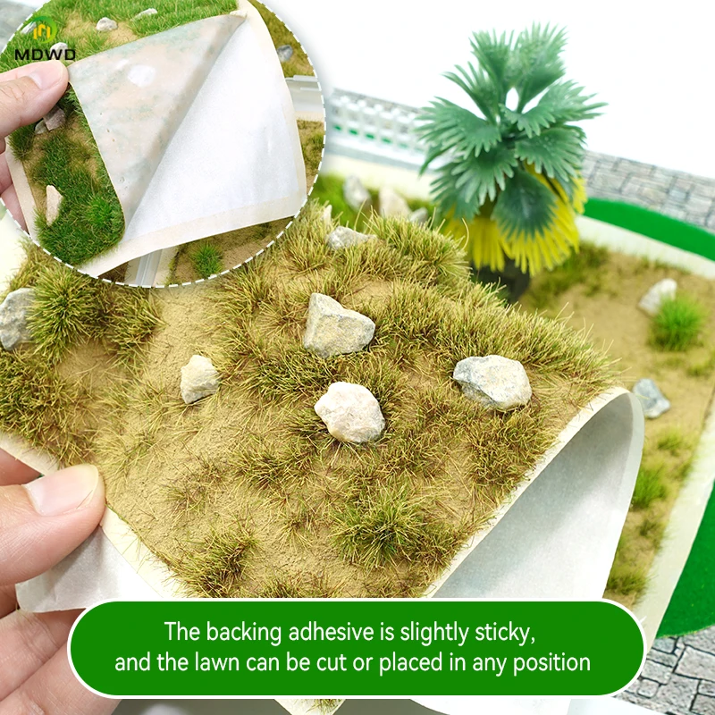 DIY Sand Table Model Simulation Grass Powder Ground Stone Particles Vegetation Micro Landscape Lawn Building Materials Kit