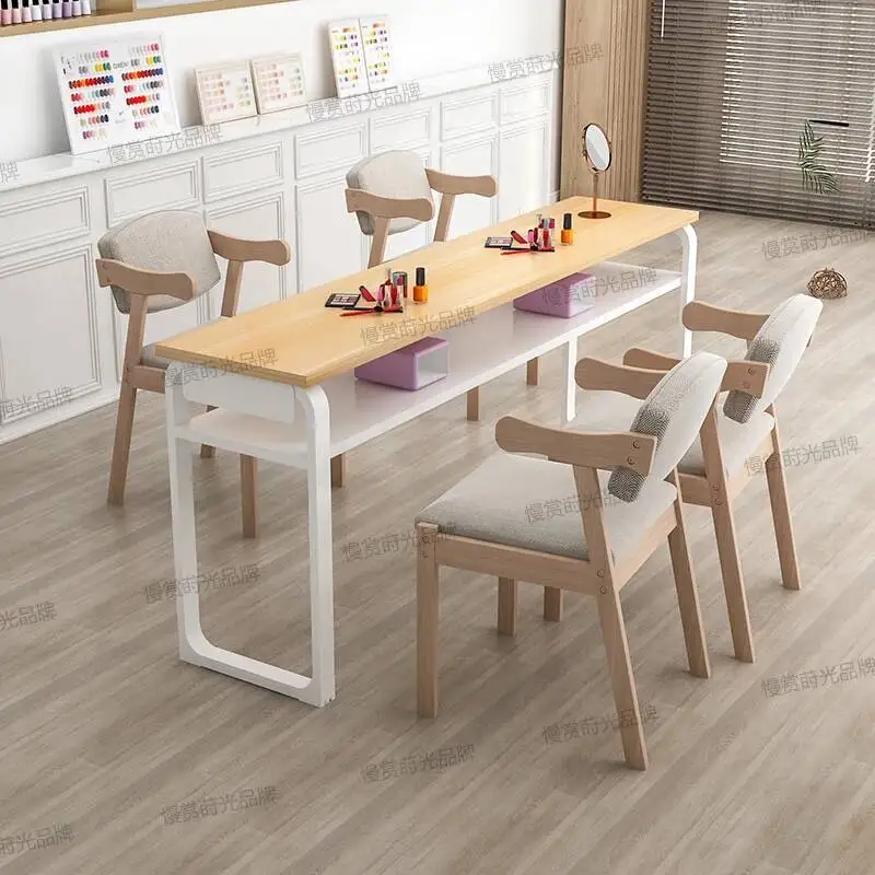 

Wood Professional Simple Desk Makeup Nail Tables Cheap Salon Nail Tables Living Room Nageltisch Schmincktisch Pedicure Furniture