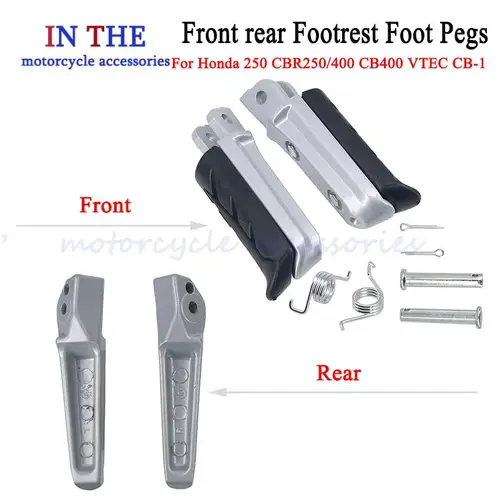 Reposapiés de Pedal delantero para motocicleta, clavijas para Honda CB500X CB500F CBR500R NC700 NC750 2012-2017, accesorios