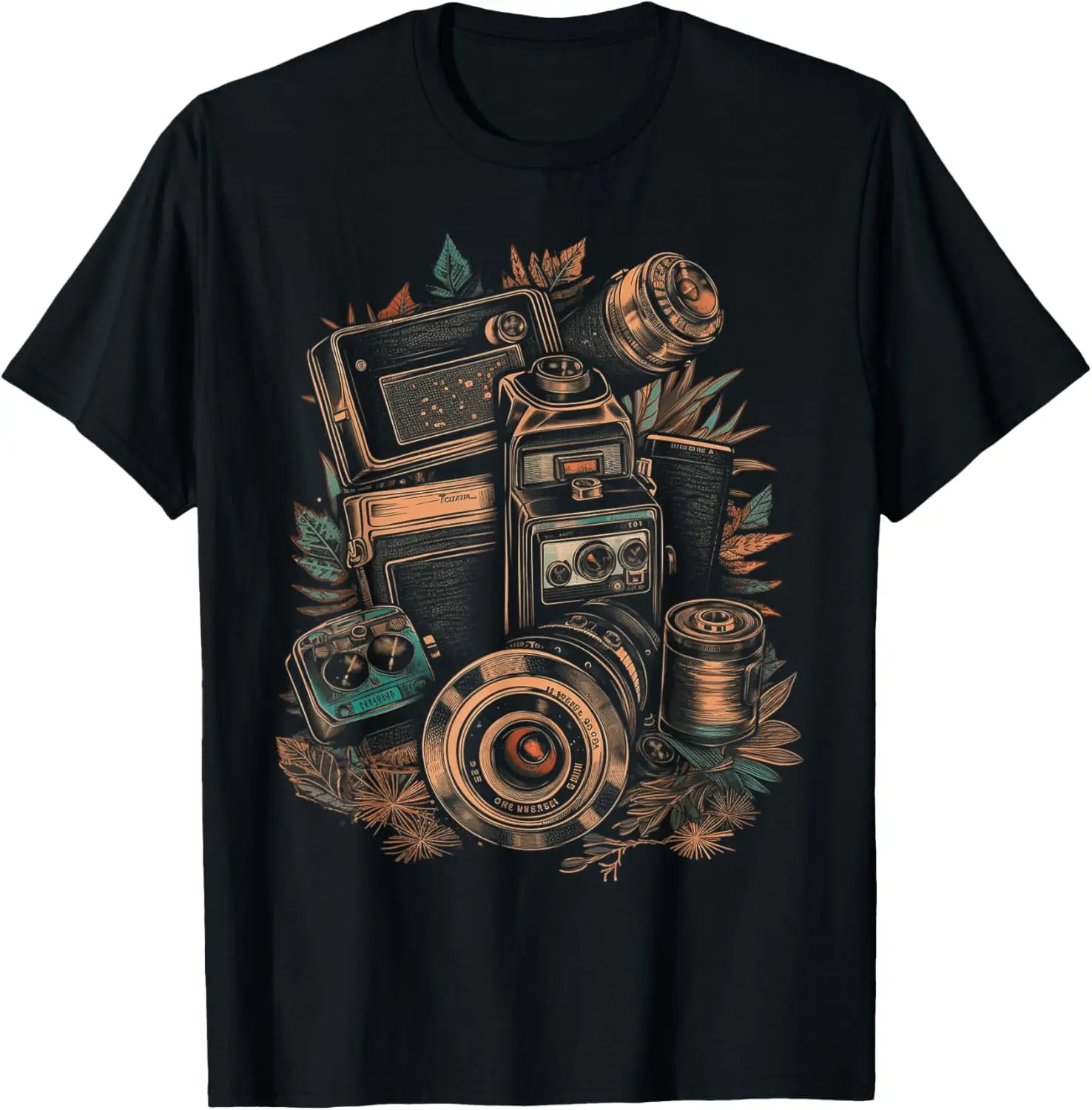 Vintage Photography Photgrapher Camera Graphic Tees T-Shirt