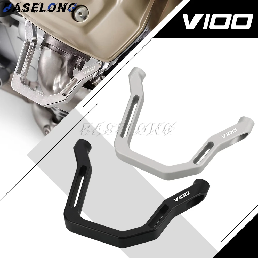 

Motorcycle Engine Guard Kit For Moto Guzzi V100 Mandello S 2023-2025 2026 V100 Stelvio Accessories Engine Frame Crash Protection