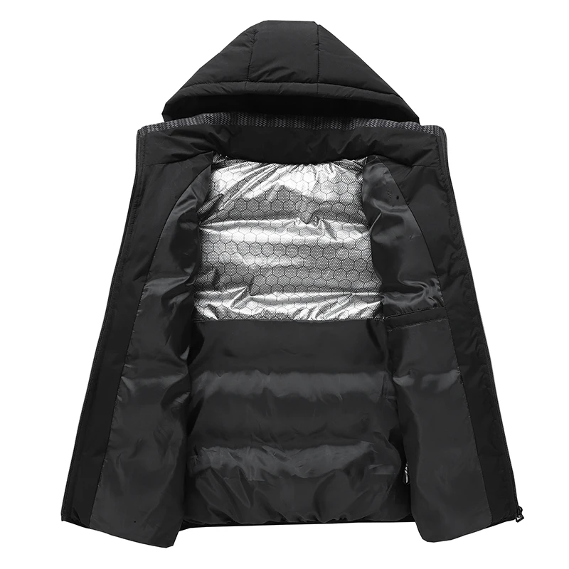 Winter Men Thicken Warm Sleeveless Vests Mens Autumn Detachable Hat Outwear Hooded Waistcoat Vest Jackets Mens Casual Vests Male