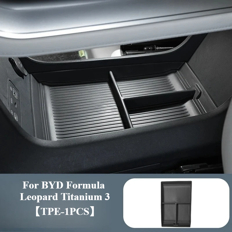 

For BYD Formula Leopard Titanium 3 TAI 3 Center Console Lower Storage Box Car Interior Partition Storage Organizer Box Container
