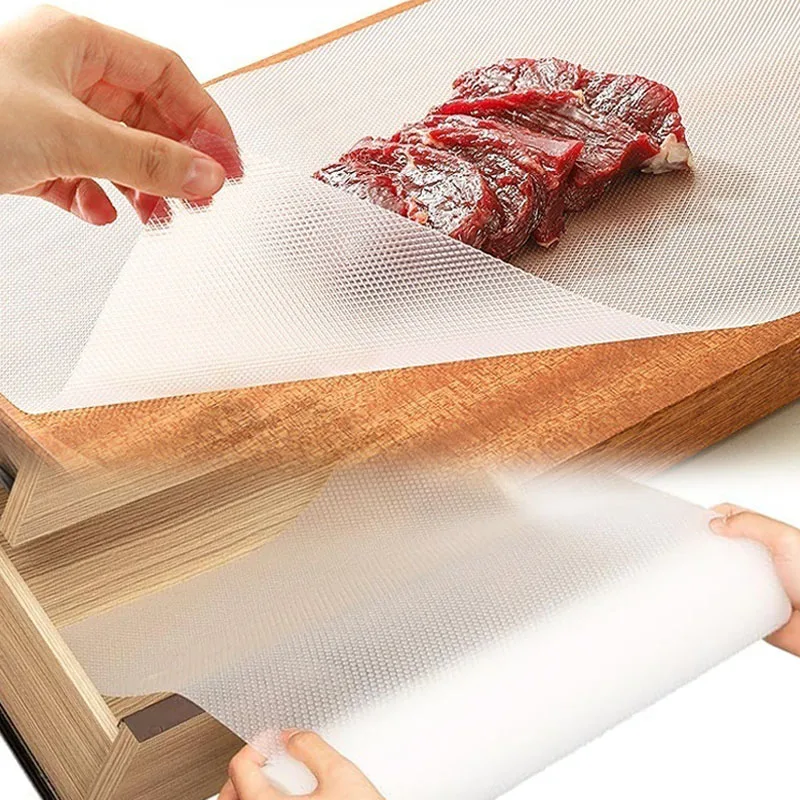 Silicone Anti-slip Mat Non-stick Anti-slip Mat Thickened Drawer Liner for Dressing Table Bathroom Cabinet Tableware Storage Mat