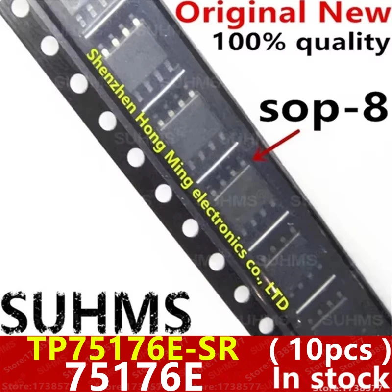 (10piece)100% New TP75176E-SR TP75176E 75176E SOP-8