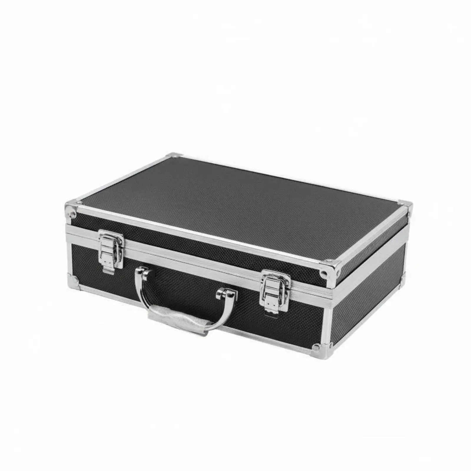 Aluminum Toolbox Locking Storage Case Heavy Duty Organizer Secure Briefcase for Camera Drone Gear