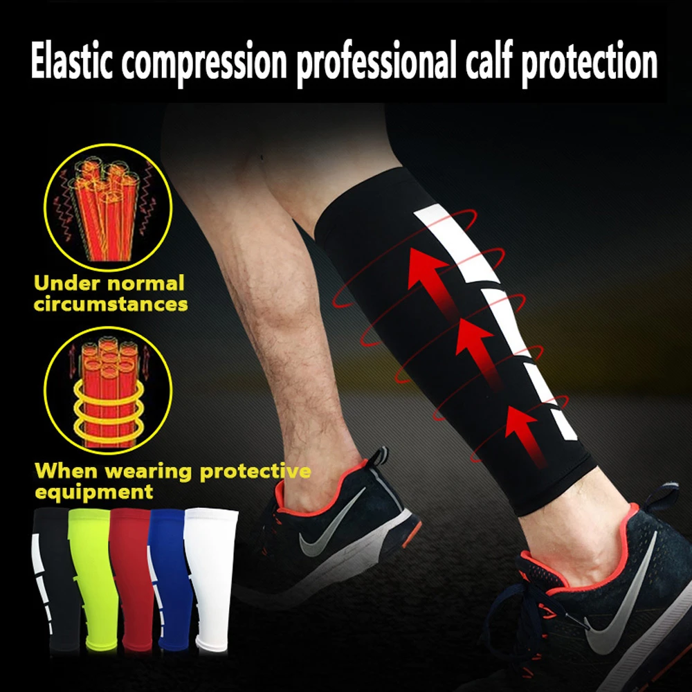 1 PC Base Layer Compression Leg Sleeves Shin Guard Men Women Cycling Leg Warmers Running Football Basketball Sports Calf Support