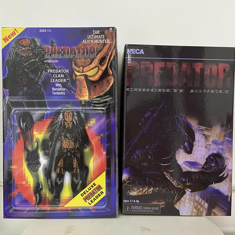 NECA Concrete Jungle Action Figure Warrior Hunter Chief Alien VS Predator Scarface Predator Deluxe Collectable Toy Gifts Dolls - view 5