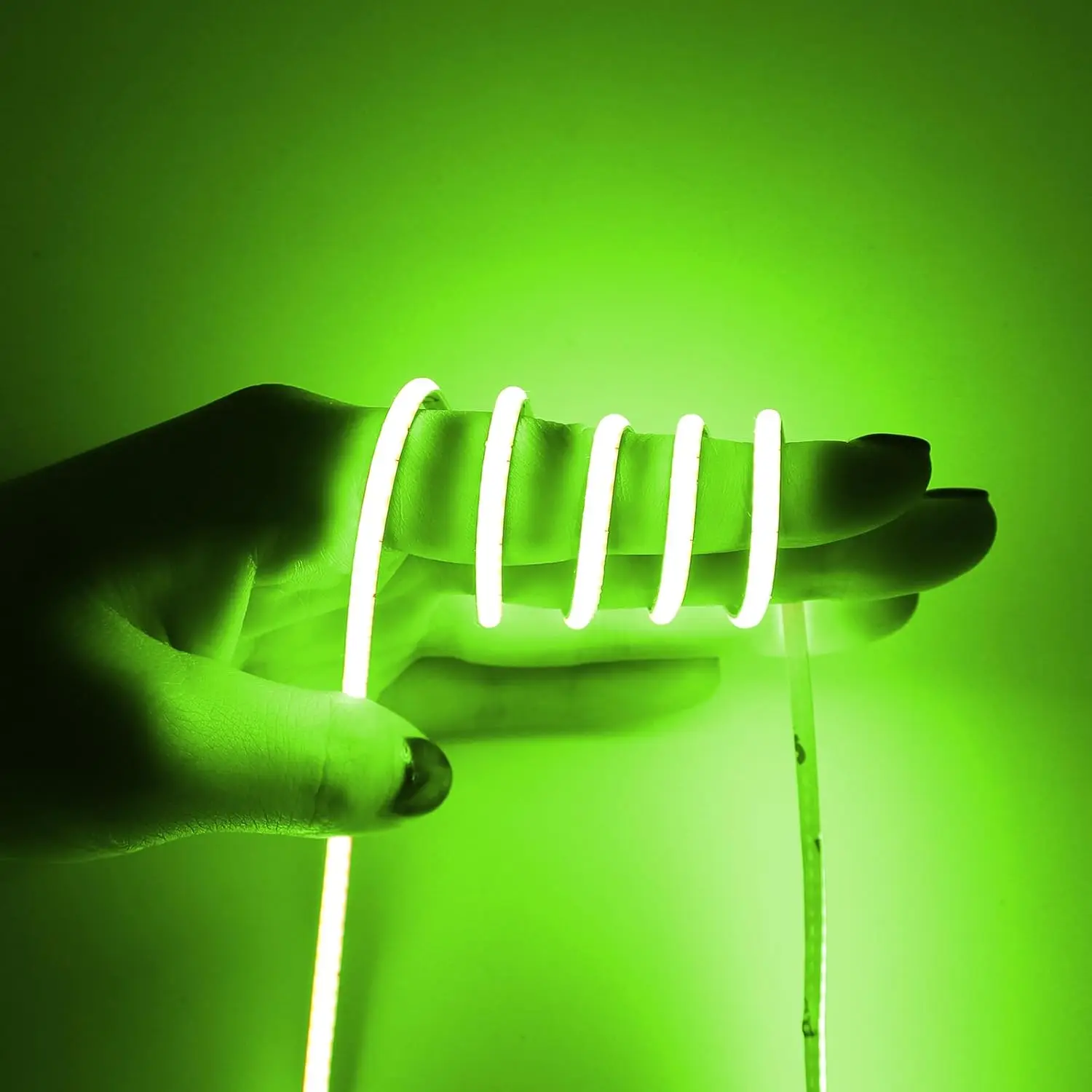 5MM LED Acoustic Board Decorative COB Lights Strip Flexible Cuttable Wall Background Lamp Show Shelf Under Cabinet Tape DC Light