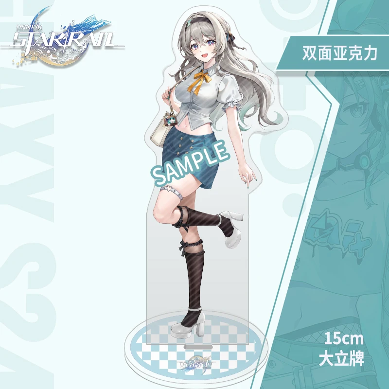 Anime Honkai: Star Rail Acheron Firefly Silver Wolf Cosplay Acrylic Game standing sign Decoration  ambitus