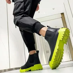 Buty męskie do kostki z krótką lufą Buty męskie Chelsea Casual Buty męskie Moda Wygodna w promocji Antypoślizgowa Gorąca sprzedaż Nowy Retro