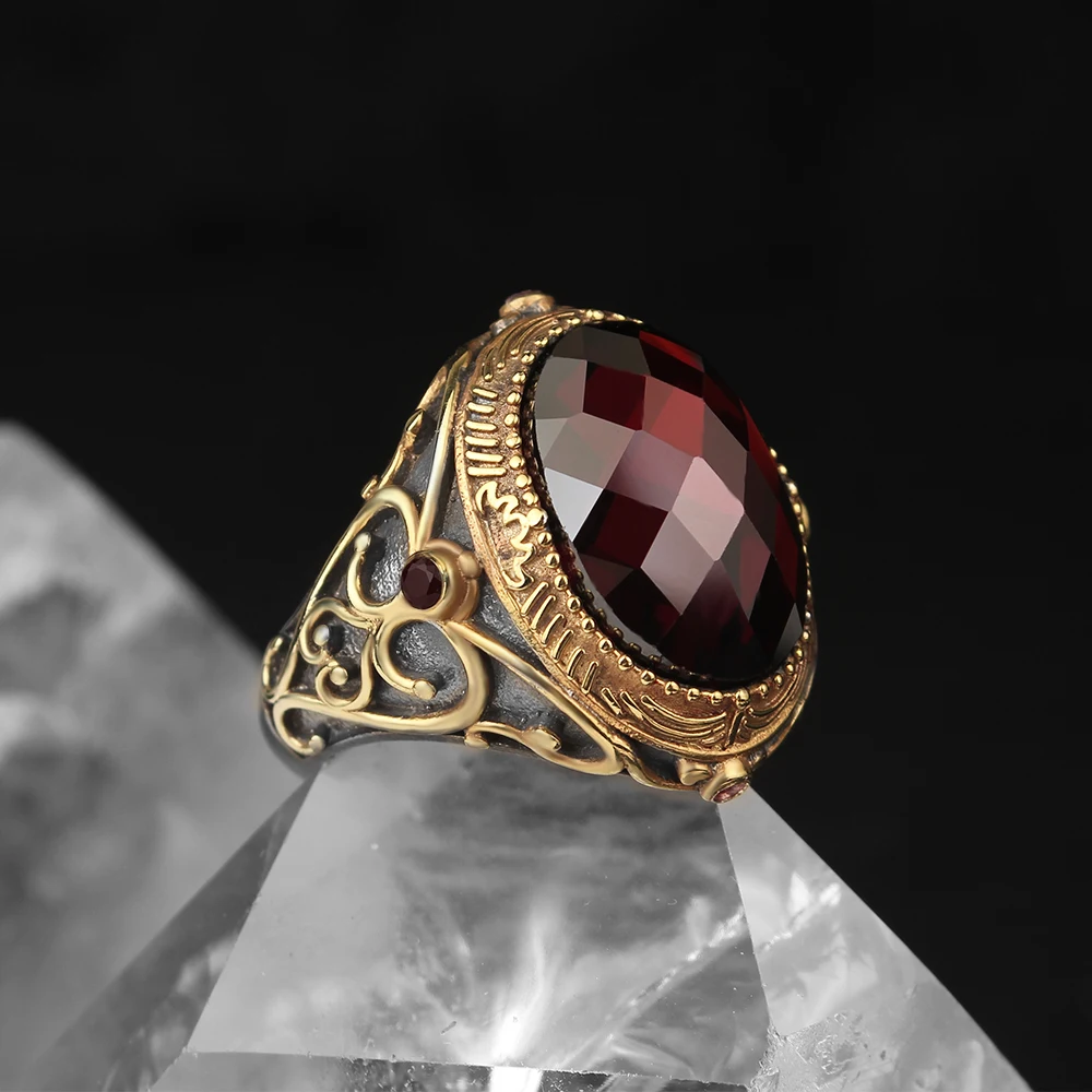 

Zircon Stone Edging Plated 925 Sterling Silver Ring