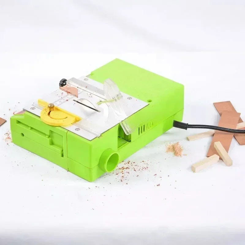 

BG-3115 Multifunctional Mini Table Saw Woodworking Table Lathe DIY Electric Polishing Machine Grinder Cutting Saw Cutting Tool