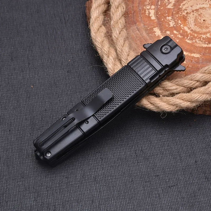 سكين قابل للطي في الهواء الطلق، نجاة برية متعددة الوظائف، الدفاع عن النفس، معدات التخييم المحمولة، سكين صغير